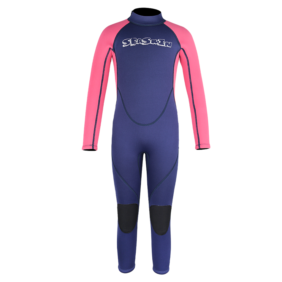 Seaskin Kids 2mm Back zip One Piece Wetsuits