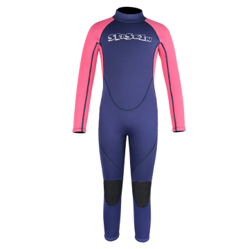 Seackin Kids 2mm πίσω φερμουάρ ένα κομμάτι wetsuits