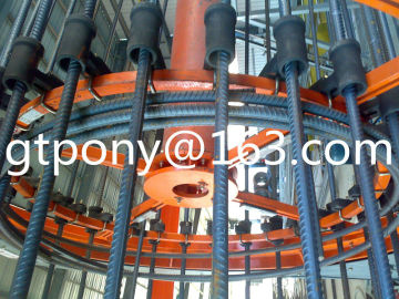 concrete reinforcing bar pipe cage making machine