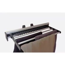 Side-Mounted Metal Neck Tie Trouser Hanger - Multi-Functional Pants Rack