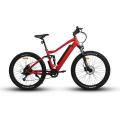 36V350W (pico de 500W) Uhvo All Terreno Suspensão completa 27,5*3.0 Bicicleta de caça/pesca elétrica de pneus