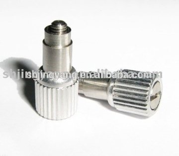 Plating stainless steel panel fasteners