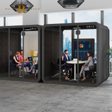 Modern Soundproof Portable Office Booth - Indoor Phone Booth Prefab Office Telephone Booth