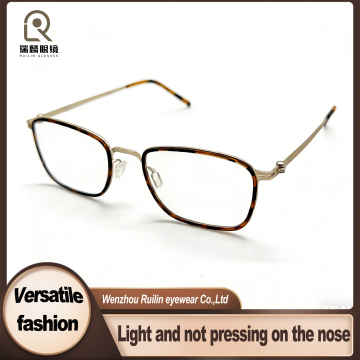 Round Face Friendly TR90 Metal Optical Frames