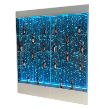 Custom Programmable Dance Bubble LED Acrylic Foam Water Curtain Wall