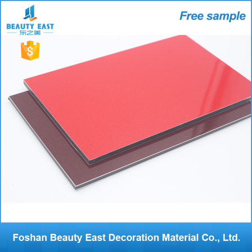 Free sample wholesale ACP decorative alucobond pvdf aluminum composite panel