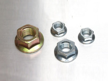 Heavy flange hex nut cap brass nut
