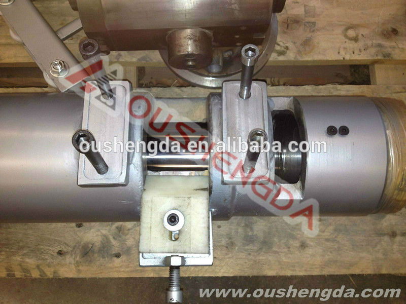 Hot Feed Gummischnecke und Zylinder für Extrudermaschine Zhoushan Hersteller 55 65 75 85 90 COLMONOY Stellite BIMETALLIC KMD90/26