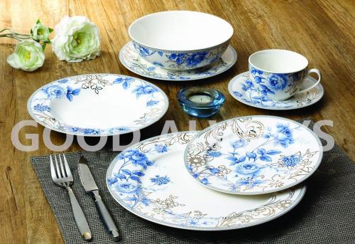 New bone china tableware with elegant design
