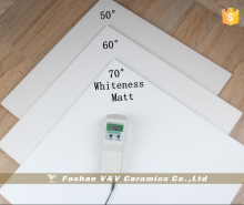 600x600mm Super White,60 Degree Super White Floor Tile, Full Body Matt White Tiles