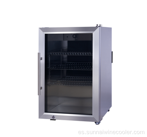 Refrigeradores compactos de puertas de vidrio 66L para refrescos para refrescos