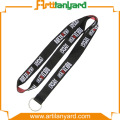 Corda Jacquard Lanyard com fivela de plástico