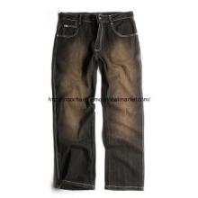 Black Strong Monkey Washing Classic Bootcut  Men Jeans