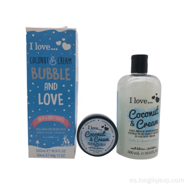 Gel de ducha de baño con crema de coco OZ con 50 ml