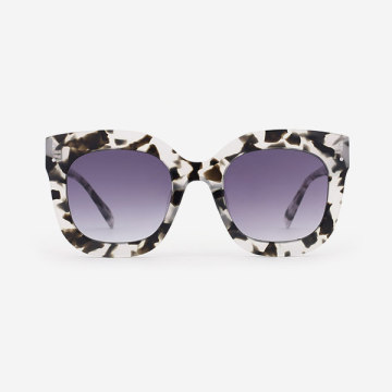 Steffy Square-framed Acetate Women's Sunglasses