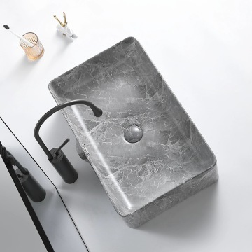 Marble and Ceramic Bathroom Vessel Sinks