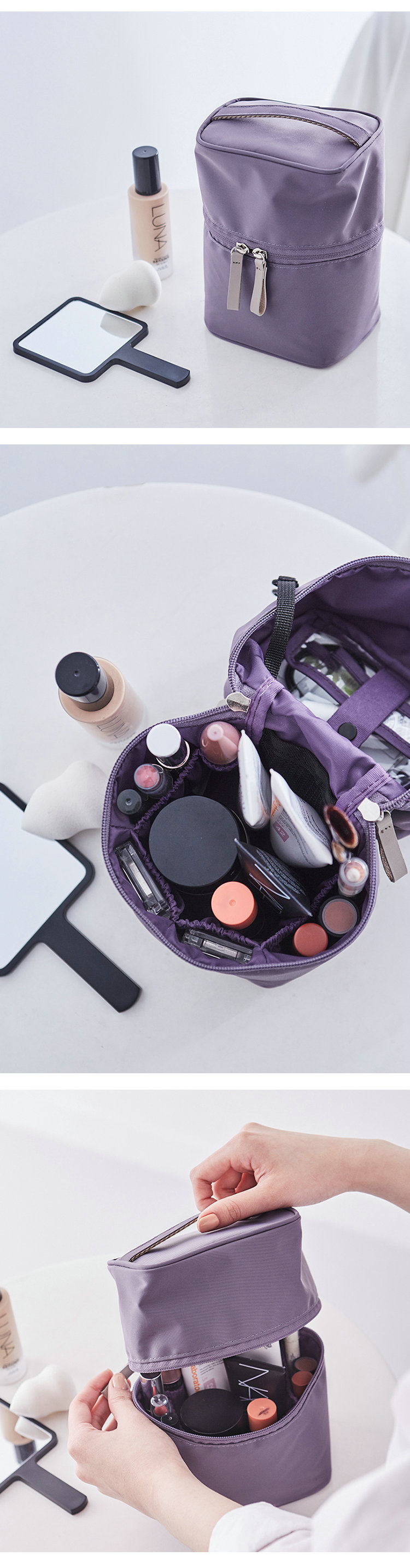 Bolsa de cosméticos de nylon Nylon Cosmetic Bag