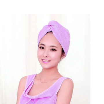 microfibre cheveux secs serviette turban