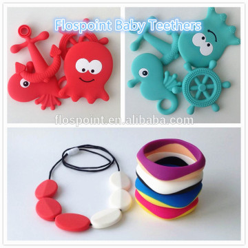 toys for kids 2015 creative promotional gifts silicone teether sensory toys