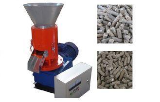 High Capacity Sawdust Flat Die Pellet Machine For Home / Sm