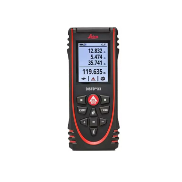 Leica DISTO X3 Rugged Laser Distance Meter - 150M Infrared Laser Rangefinder with Bluetooth Smart