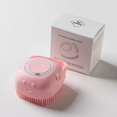 Shampoo Dispenser Soft Silicone Brush