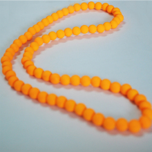 Latest Orange Bead Necklace Designs