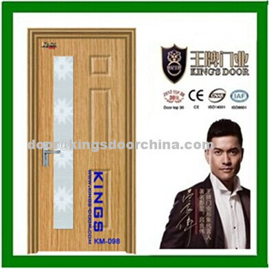 Pvc glass door for hospital rooms