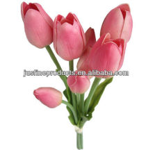 Natural Wedding Bouquet, Artificial PU Bouquet,14" Artificial Tulip Bouquet, Artificial Wedding Bouquet