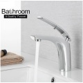 New style deck mounted single handle water saving hot/cold brass basin faucet