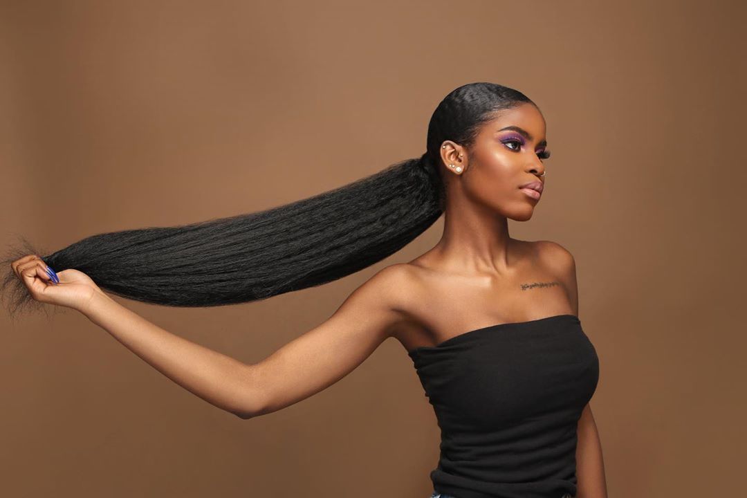 Lsy Natural Kinky Straight Drawstring Ponytail 100% Brazilian Virgin Human Hair Extension Ponytail For Black Women