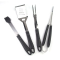 Utensílio de churrasco 4pcs com escova de silicone