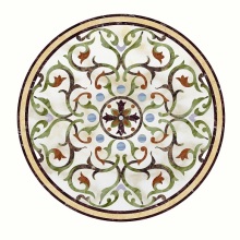 Marble Waterjet Medallion Flooring Design For Hotel