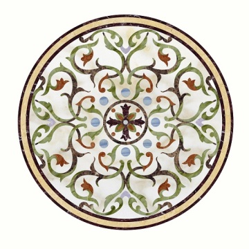 Marble Waterjet Medallion Flooring Design For Hotel