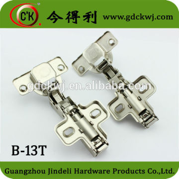 Iron cabinet soft close hinges with detach mounting plate