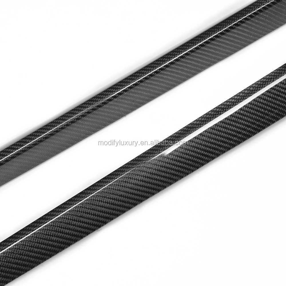 Carbon Fiber Aftermarket Side Skirts for Jaguar XE 2015 2016