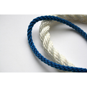 Donkerblauwe katoenen twisted cord fabrieksprijs