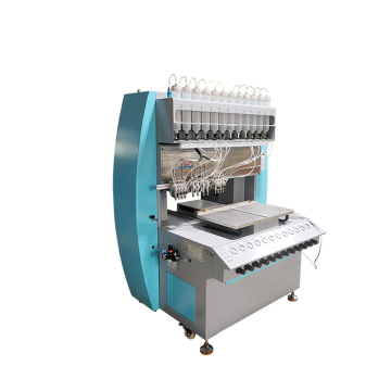 PVC Label Processing Machine Dispensing For Rubber Badge