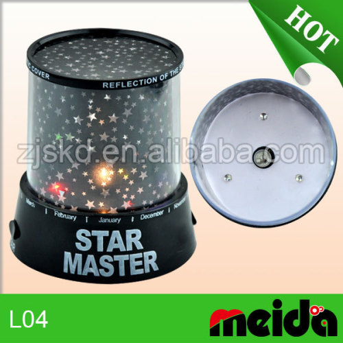 4 color music star baby kids led night lights