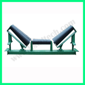 Durable roller conveyor idler, idler conveyor, roller conveyor