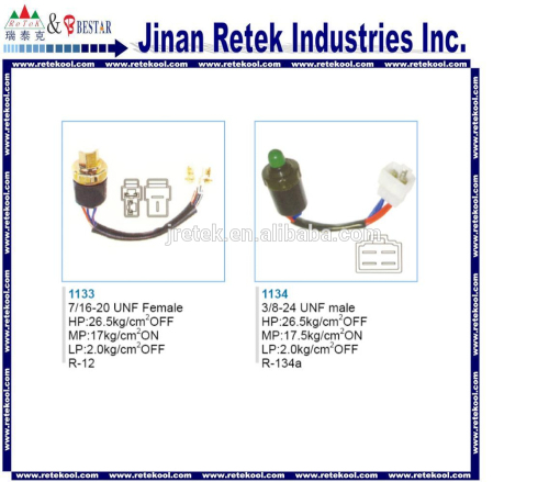 Automobile auto parts pressure switch