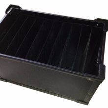 Wholesale Industrial Use ESD Black Conductive Corrugated Box ESD product container