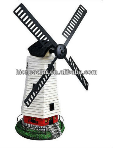 Large Windmill Light House Solar Light