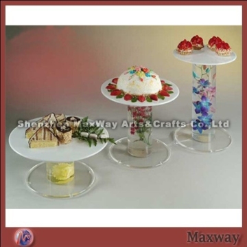 Ingenious single acrylic birthday cupcake stand