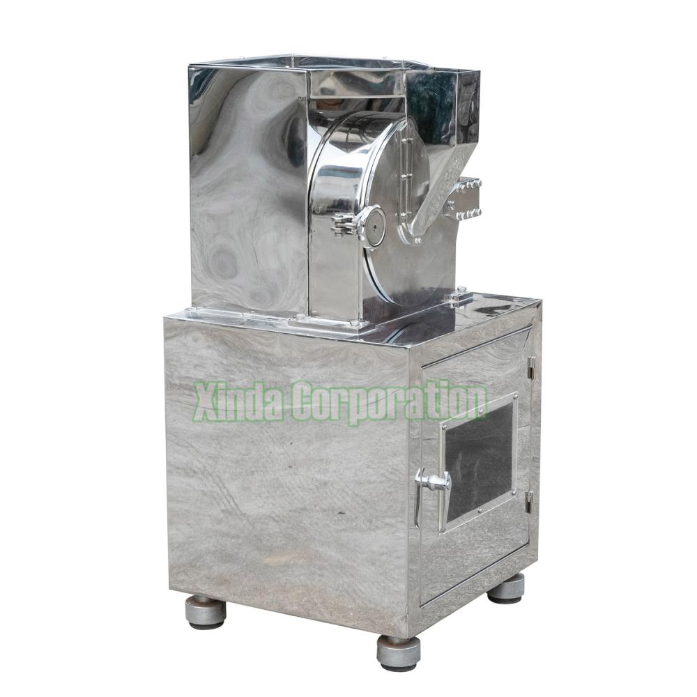 Oily Peanut Materials Almond Powder Grinder Machine