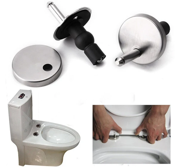 Toilet Seat Rubber Expansion Nut Screw Set with Bolt and Washer Assembled