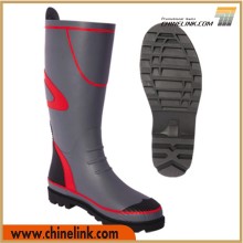 Grey fashion rubber rain woman boot with cheap price