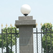 Solar Pillar Gate Lamp for Courtyard Decoration