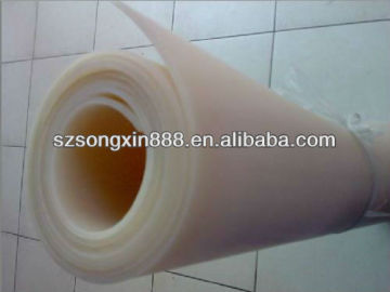 White silicone rubber sheet