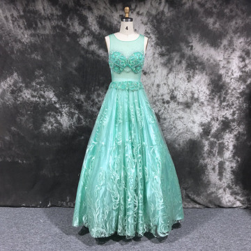 Lotus leaf green sleeveless maxi dress women party dress sexy dress 2017